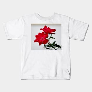 Color Me Red Flowers Kids T-Shirt